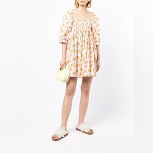 Pitusa
printed babydoll dress